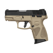 PISTOLA TAURUS G2C CALIBRE 9MM COLORS BEGE 